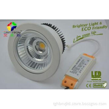 35 Watt COB LED Downlight Warm White 3000k , 5.5inch Recess
